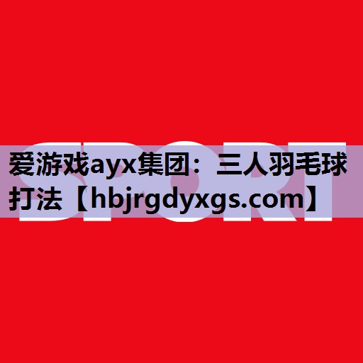 三人羽毛球打法